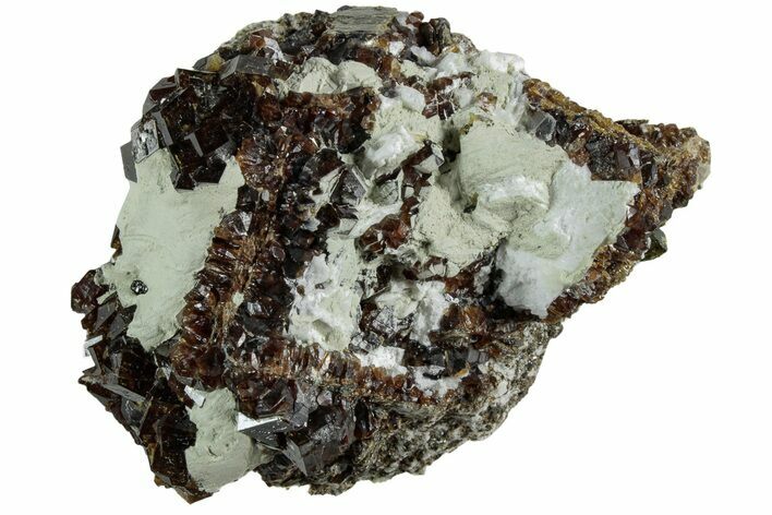 Andradite Garnet, Feldspar, and Mica - Pakistan #213397